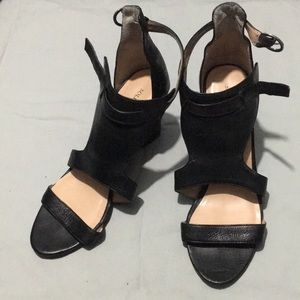 Sole Society black wedges